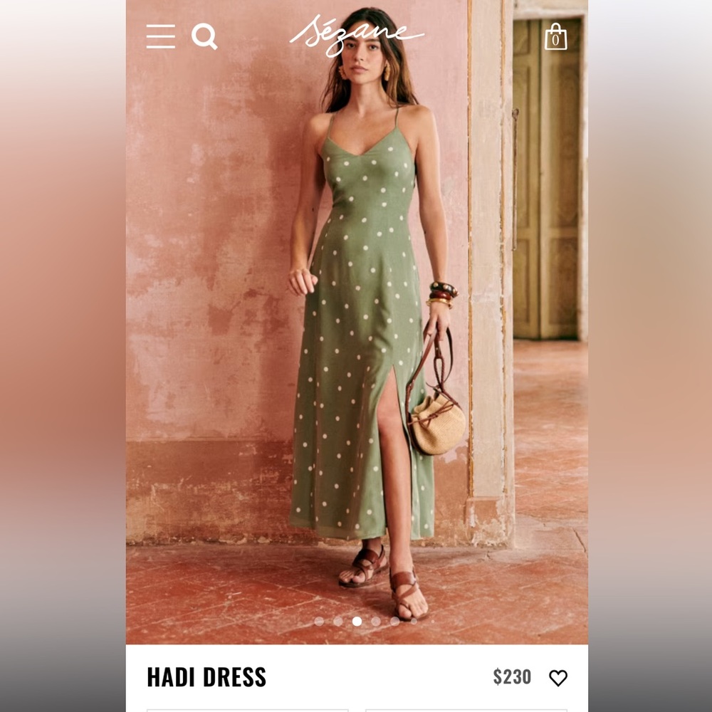 Sezane Hadi dress